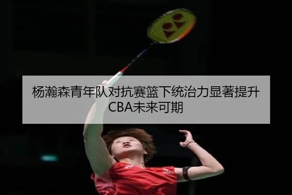 杨瀚森青年队对抗赛篮下统治力显著提升 CBA未来可期